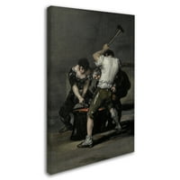 Zaštitni znak likovna umjetnost 'The Forge' platno umjetnost Francisca Goya