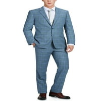 Muška odijela redovno fit -windowpane odijelo za muškarce za muškarce svadbena jakna i hlače set