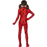 Inspirit dizajnira čudesni ladybug halloween fantasy kostim žensko, dijete 4-10, crveno
