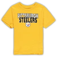 Zlatna majica momčadi Pittsburgh Steelers za malu djecu