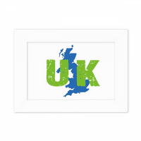 Karta Velike Britanije i Europe okvir za fotografije za montažu na zid umjetnička slika radne površine