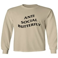 Anti Social Social Butterfly majica s dugim rukavima za odrasle