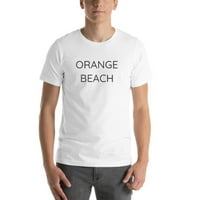 Narančasta plaža majica s kratkim rukavima pamučna majica prema nedefiniranim darovima
