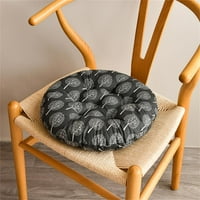 Jastuk uredske stolice zadebljajte okrugli platneni jastuci za sjedalo za bolove u leđima ukrasni vanjski vrtni