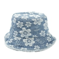 Ženski šešir-Panama Aendo šešir za sunčanje Ribarski šešir vezeni traper vanjski šešir za sunčanje kapa ženski
