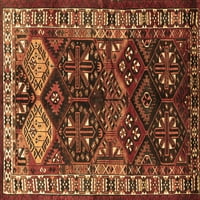 Tradicionalni pravokutni perzijski tepisi u smeđoj boji tvrtke, 2' 3'