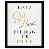Wynwood Studio ispisuje Girl Boss i njezin Empire Classic tipografija i citati Osnažene žene citati i izreke zidne