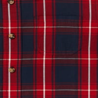 Wrangler Boys Poplin Button-up majica i grafička majica, 2-komad, veličine 4- & Husky