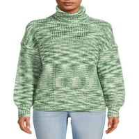 Jane Street ženski patchwork kornjača džemper