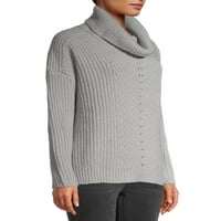Vrijeme i ženski teksturirani džemper za vrat