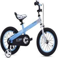 Dječji bicikl u mat plavoj boji S kotačima za vježbanje