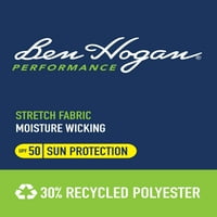 Ben Hogan muški i veliki muški vektor kratkih rukava, golf polo majica, do 5xl