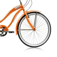 Čudo Uleti. Brzinski bicikl, bicikl, kočnica u obliku slova B, žbice od nehrđajućeg čelika, jedna ručica, narančasti