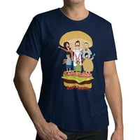 Bobs Burgers Hamburger glumi grafičku majicu za muškarce i velike muškarce