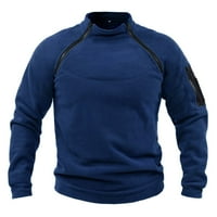 Muški pulover za muškarce modni monokromatski topli i prozračni vanjski gornji dio