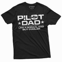 Muška majica pilot tata cool pilot tata otac dan otac tata tata poklon majice za rođendanske ideje za rođendan