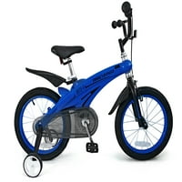 Bicikl od legure magnezija s okvirom od 916 sa stražnjom kočnicom i prednjom čeljusti s jednom ručkom plavi naplatci