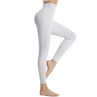 Ženske joga tajice u donjem dijelu leđa, kompresijske joga hlače visokog struka, zatezanje stražnjice, uske