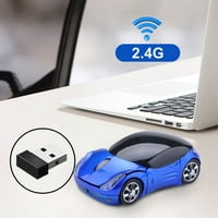 Bežični Optički Miš od 2,4 GHz 1200 dpi u obliku automobila u obliku automobila-pomični miš za tablet prijenosno