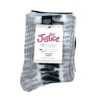 Justice Girls Crew čarape, 4-pack, veličine M-l
