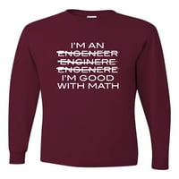 Odrasla sam inženjer, dobar sam u materici matematike dugih rukava