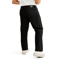 Dockers muški vitki fit pametni pleteni udobni pleteni jean rezani hlače