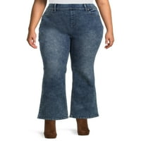 Terra & Sky Women Plus Size Pull-On Bootcut traperice, veličine 0x-4x