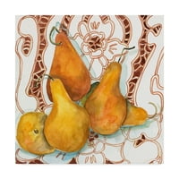 Zaštitni znak likovne umjetnosti 'Pears' platno umjetnost Joanne Porter