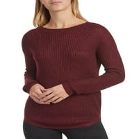 Beachlunchlounge ženska luna zakrivljena džemper pulover