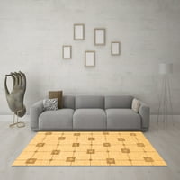 Moderni pravokutni tepisi za sobe u jednobojnoj smeđoj boji, 2' 5'