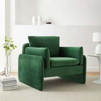 Baršunasta stolica u smaragdnoj boji