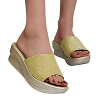 kožne sandale od Al-A, ženske ljetne sandale na klin, modne ženske sandale s otvorenim prstima s debelim rimskim