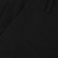 Muške ležerne kratke hlače klasične fit solidne boje elastičnog struka s pet točaka kratke hlače u ležernim prozračnim