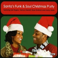 Božićna zabava u funk i Soul stilu Djeda Mraza je raznolika