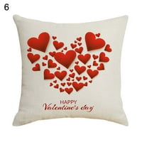 Atraktivna jastuka za jastuke široko koristite fla dekorativni poklopac za valentinovo za svakodnevnu upotrebu