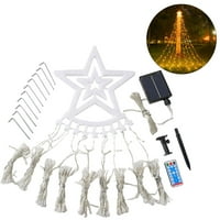 Starlight string dvorišna svjetiljka vodootporna Dekoracija vodopada LED Svjetiljka za kućne noćne zabave toplo