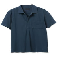 FOOD Mens Elliot Navy Polo L