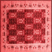 Tradicionalne prostirke za sobe u pravokutnom orijentalnom stilu u crvenoj boji, 2' 5'