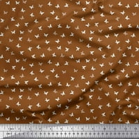 Pamučna tkanina od batista Bird, tkanina za košulje širine dvorišta