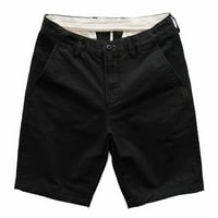 Muške osnovne Ležerne kratke hlače, kratke hlače s volumenom, klasične pamučne kratke hlače na kopčanje, hlače