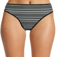 Nema granica juniora, rebrasti pamuk hi izrezani bikini, 3-pack