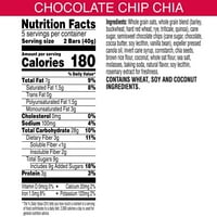 Kashi Chocolate Chip Chia Chewy Crunchy Granola Bars, Oz, grof