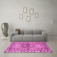 Tradicionalne prostirke za unutarnje prostore, okrugle perzijske ružičaste, promjera 7 inča
