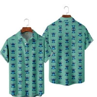 Havajska majica s gumbima, ležerna košulja s gumbima, Uniseks košulje s kratkim rukavima, košulje u stilu Harajukua