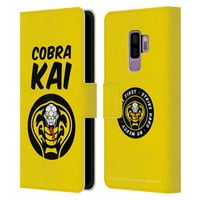 Dizajn glavnih slučajeva Službeno licencirana Cobra Kai sastavljena umjetnička logotipa kožna knjiga omota za