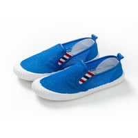 LUMONO Kids Loafers Mesh Flats Slip na tenisicama prozračne casual cipele hodajući modni udobnost plava 11c