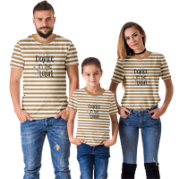 Muška i ženska majica s tiskanim slovima, ulična Majica kratkih rukava s okruglim vratom za odrasle i djecu