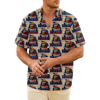 4. srpnja muške havajske košulje usa, Nacionalna majica za zastavu, grafička 3d košulja 3d print casual dnevni