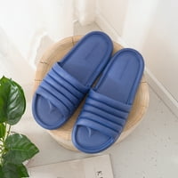 Ženske sandale brzo suhe ravne papuče za parove, muške neklizajuće papuče u plavoj boji, Veličina 9