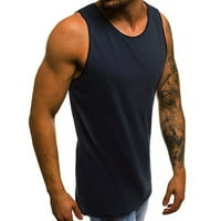 Rasprodaja majica s naramenicama za muškarce, modni prilagođeni muški ljetni ležerni tanki prsluk bez rukava